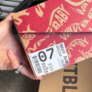 Tyga collab Black and White Wavy Sneakers